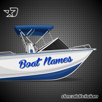 Boat Name Sticker Set Boat Name Sticker Set